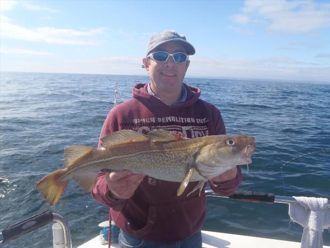 6 lb 9 oz Cod by Darren Bradley.