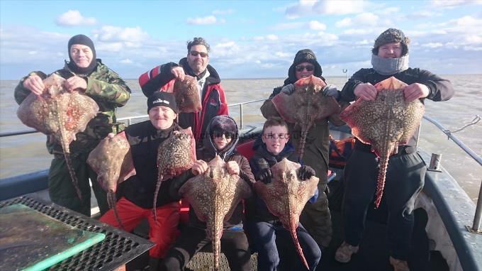 8 lb 3 oz Thornback Ray by Joshes party