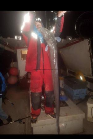 34 lb Conger Eel by Julian the Beastmaster