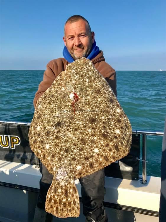 15 lb 2 oz Turbot by Simon Homewood