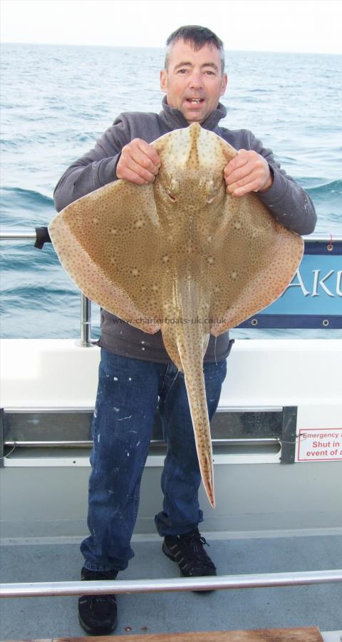 14 lb 8 oz Blonde Ray by Tim Goble