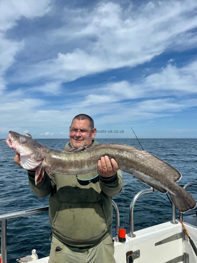 10 lb 13 oz Ling (Common) by Gordon Blyth