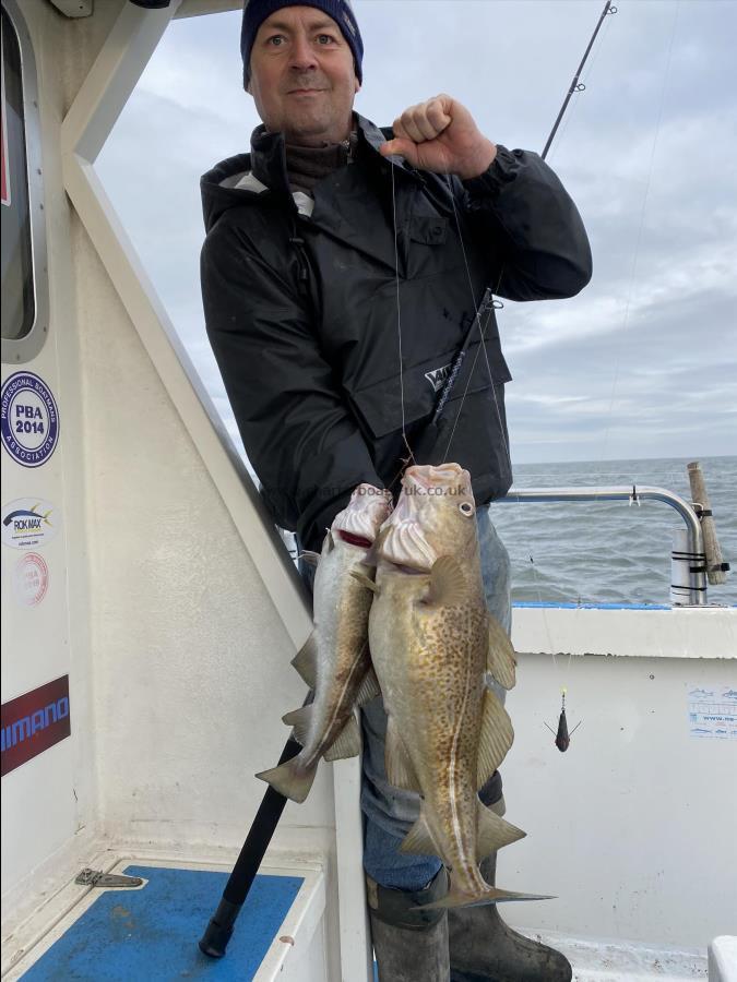 4 lb 5 oz Cod by Phil Oakey.