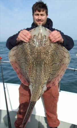 17 lb 8 oz Undulate Ray by James Atkinson