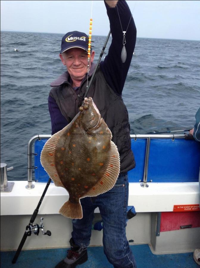 3 lb 4 oz Plaice by Will Smith