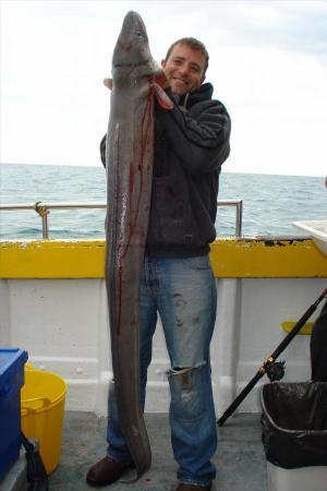 55 lb Conger Eel by Mark