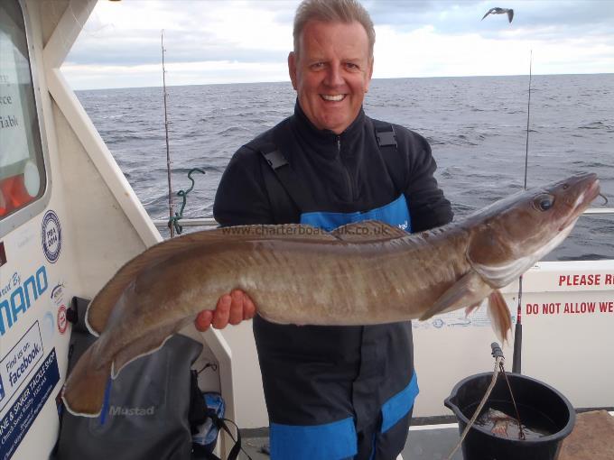 14 lb 15 oz Ling by John Robinson.