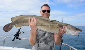 15 lb 8 oz Ling by Steve Manwill
