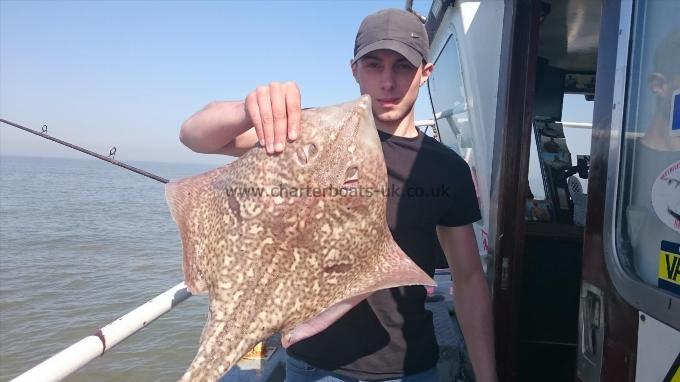 10 lb 6 oz Thornback Ray by Dan from Kent