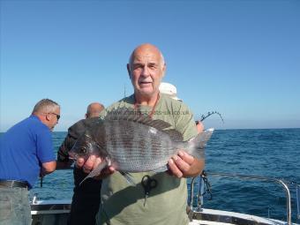 4 lb 12 oz Black Sea Bream by Clive Morgan