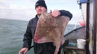 11 lb 7 oz Thornback Ray by Lee from essex