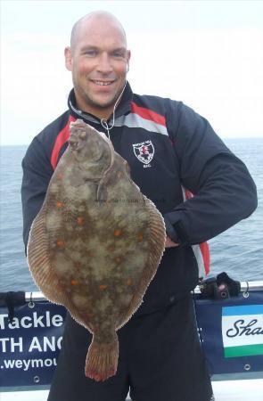 7 lb 8 oz Plaice by Luke Bickford