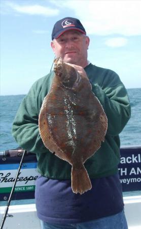 5 lb 12 oz Plaice by Richard Paul