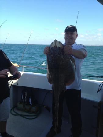 21 lb Undulate Ray by Unknown