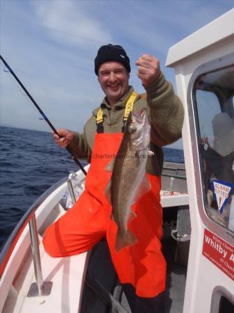 4 lb 8 oz Pollock by Nigel Hall from East Cowton.