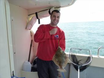 2 lb 12 oz Plaice by Skipper Simon Fisher