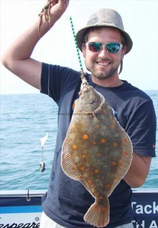 3 lb 10 oz Plaice by Dan Spearman