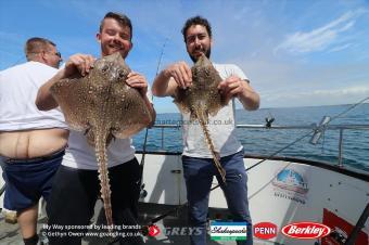 6 lb Thornback Ray by Dave & Juan