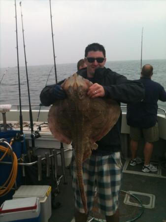 16 lb 5 oz Undulate Ray by Murray Hughes