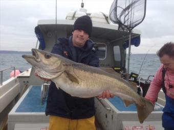 15 lb 8 oz Pollock by Lewis Hodder