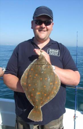 4 lb Plaice by Mark Tricker