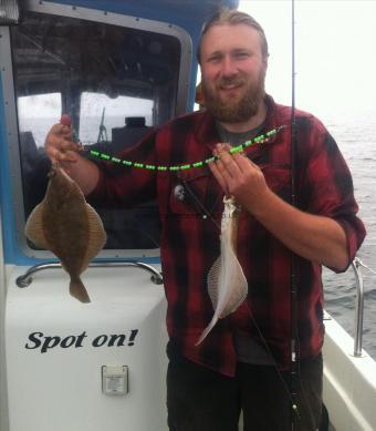 1 lb 10 oz Plaice by Chis Macleod