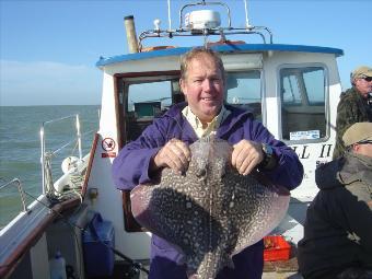 12 lb Thornback Ray by Skipper Stuart Belbin