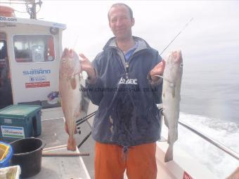 4 lb Cod by John Purvis from Whitby.