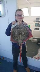 5 lb 10 oz Thornback Ray by Young James