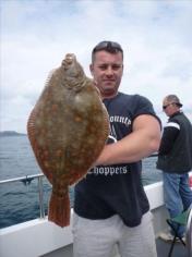 6 lb 10 oz Plaice by Ian Bagley