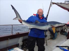 75 lb Blue Shark by T A