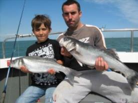 10 lb 9 oz Bass by Barry Gillders his son Jai