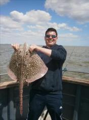 13 lb 12 oz Thornback Ray by Tony Perry