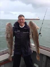14 lb Cod by Rob the skipper