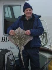 10 lb 8 oz Thornback Ray by Clife White