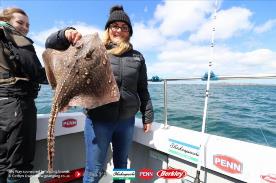 8 lb Thornback Ray by Donna