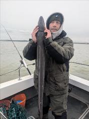 12 lb Conger Eel by Andrew