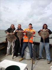 10 lb Thornback Ray by Stuarts stag do, kept a few fish.