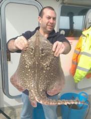 8 lb 13 oz Thornback Ray by Anthony Parry