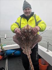 12 lb 4 oz Thornback Ray by Paul