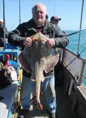 20 lb 13 oz Undulate Ray by Ron Plummer