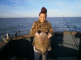 12 lb 8 oz Thornback Ray by JORDAN