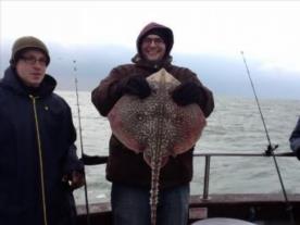 12 lb 8 oz Thornback Ray by Rich from Essex