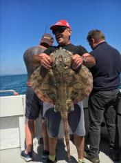 21 lb 3 oz Undulate Ray by Unknown