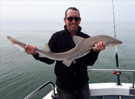15 lb 8 oz Smooth-hound (Common) by Richard Foulds