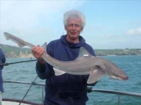 14 lb 10 oz Starry Smooth-hound by Ian Burrett