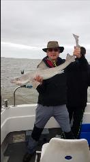 8 lb Starry Smooth-hound by Geoff  Ball