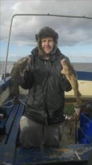 2 lb 3 oz Cod by Simon Haigh