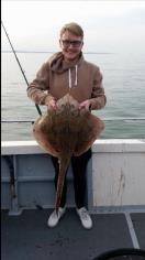 15 lb 12 oz Undulate Ray by Unknown