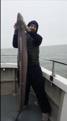 43 lb Conger Eel by Matt Christmas